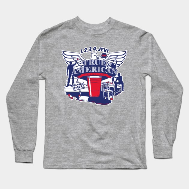 True American Champion Long Sleeve T-Shirt by huckblade